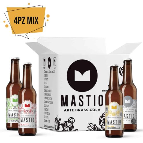 Confezione Regalo 2 Birre Mastio 33cl + Bicchiere