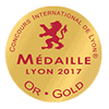 Concours International de Lyon Medaille Gold 2017